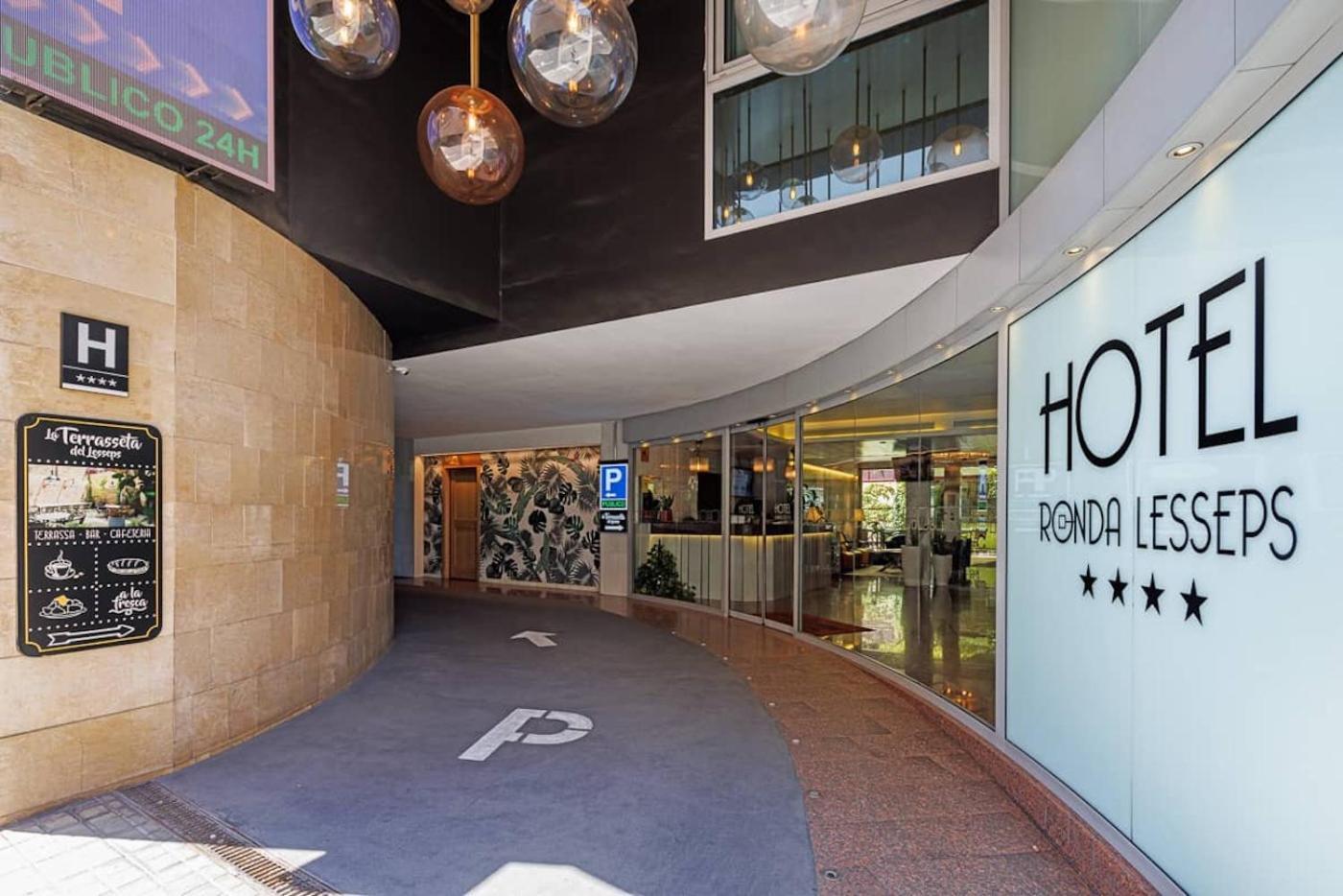 Hotel Ronda Lesseps Barcelona Exterior foto